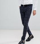 Heart & Dagger Super Skinny Suit Pants In Fleck Grid - Gray