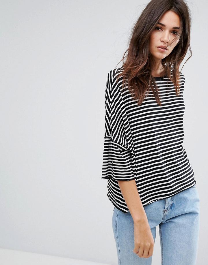 Dr Denim Stripe T Shirt - Multi