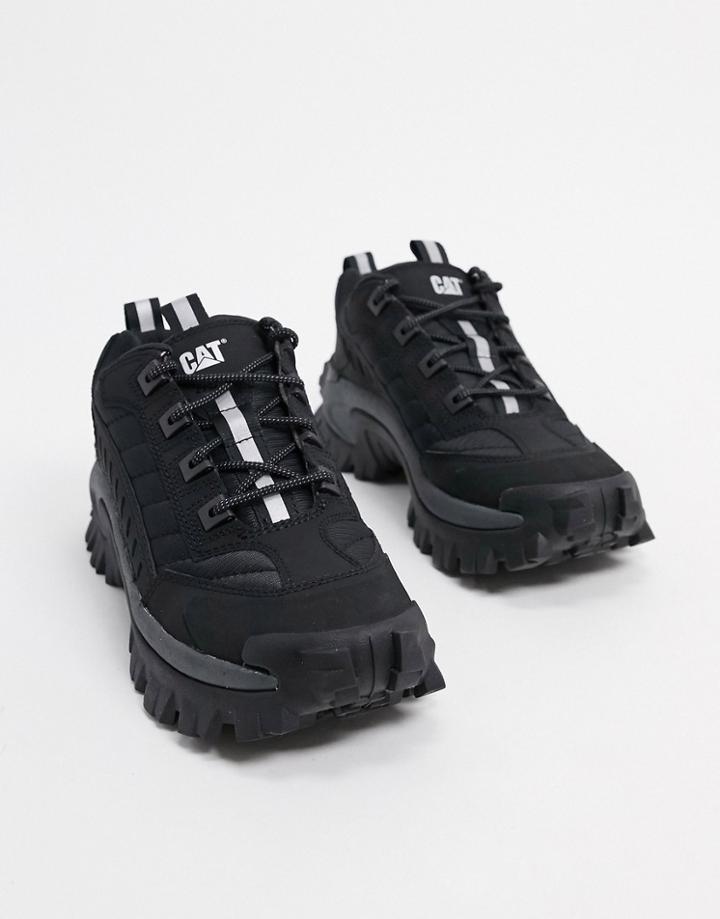 Cat Intruder Trainers In Triple Black