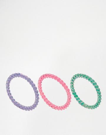 Me & Zena Twisted Ring Set - Multi Ab