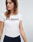 Morgan Motif Tee-white