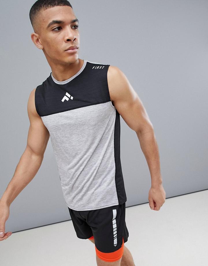 First Training Tank In Black - Black