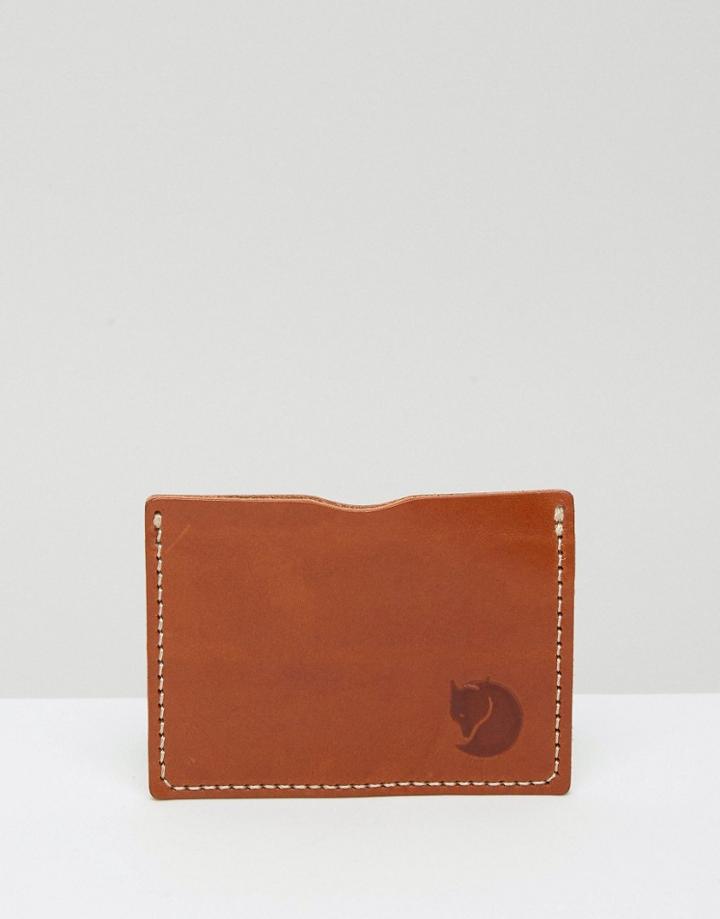 Fjallraven Ovik Leather Card Holder - Tan