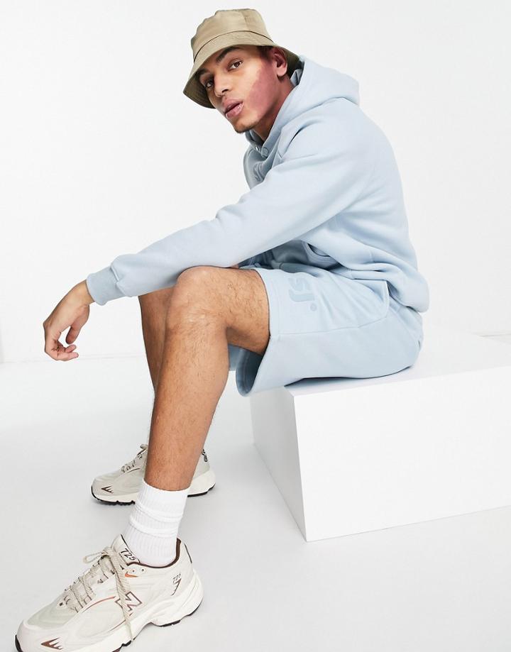 Sixth June Heavyweight Jersey Shorts In Light Blue - Part Of A Set