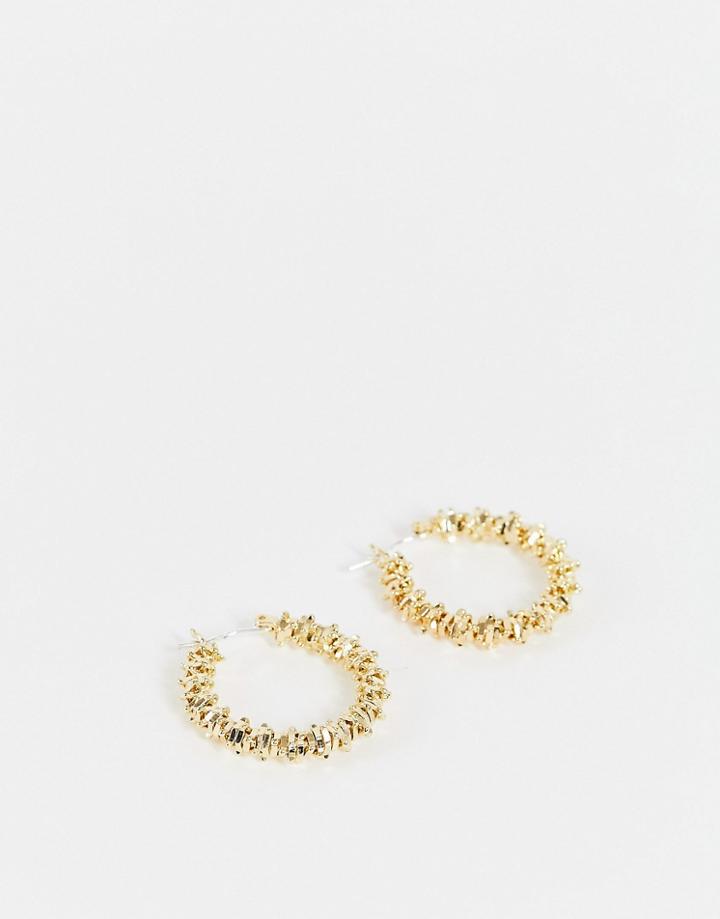Svnx Gold Hoop Earrings