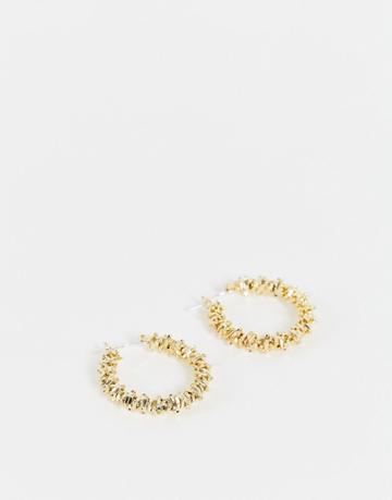 Svnx Gold Hoop Earrings