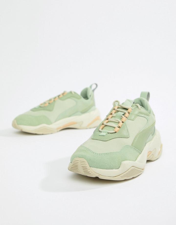 Puma Thunder Desert Green Sneakers - Green