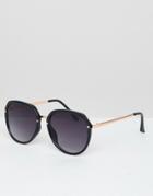 Jeepers Peepers Square Oversized Sunglasses - Black