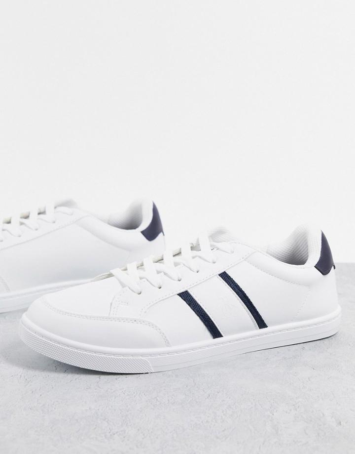 Original Penguin Minimal Logo Sneakers In White