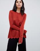 Y.a.s Liam Lightweight Sweater - Red
