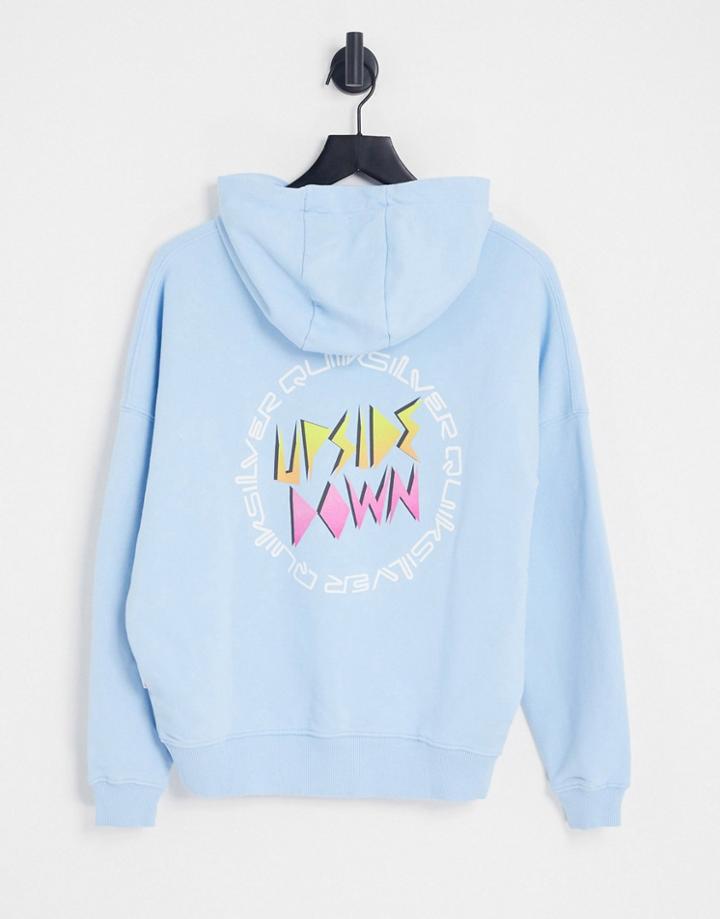 Quiksilver X Stranger Things Lenora Hills Hoodie In Blue