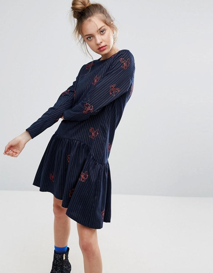 Ziztar Dreamy Flower Dress - Blue
