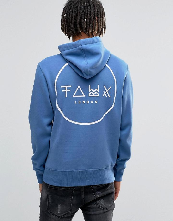 Friend Or Faux Hoodie - Blue