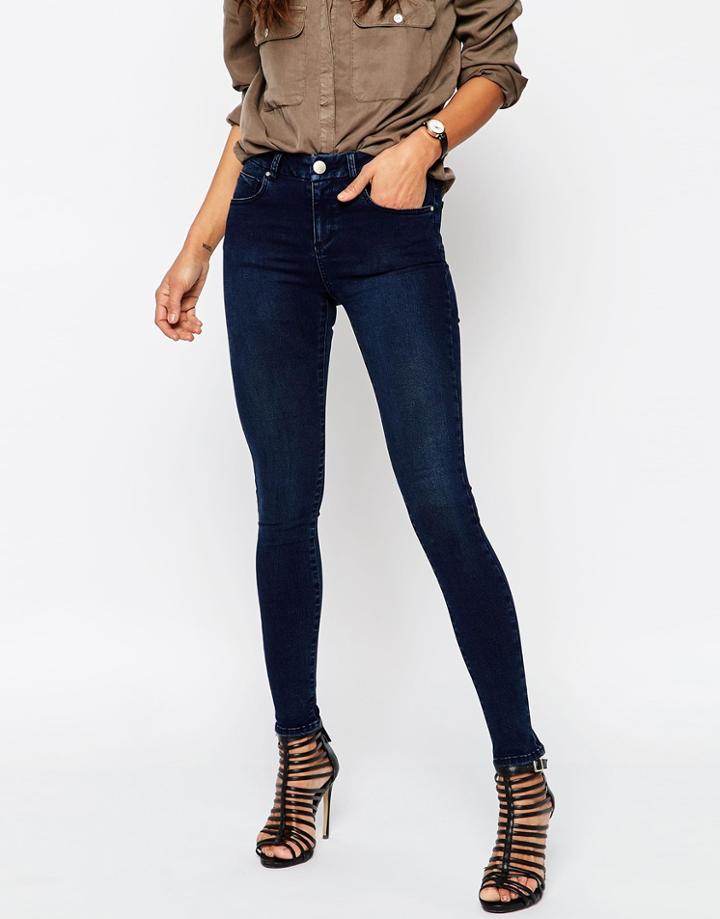 Asos 'sculpt Me' Premium Jeans In New Drew Dark Wash - Drew Dark Wash