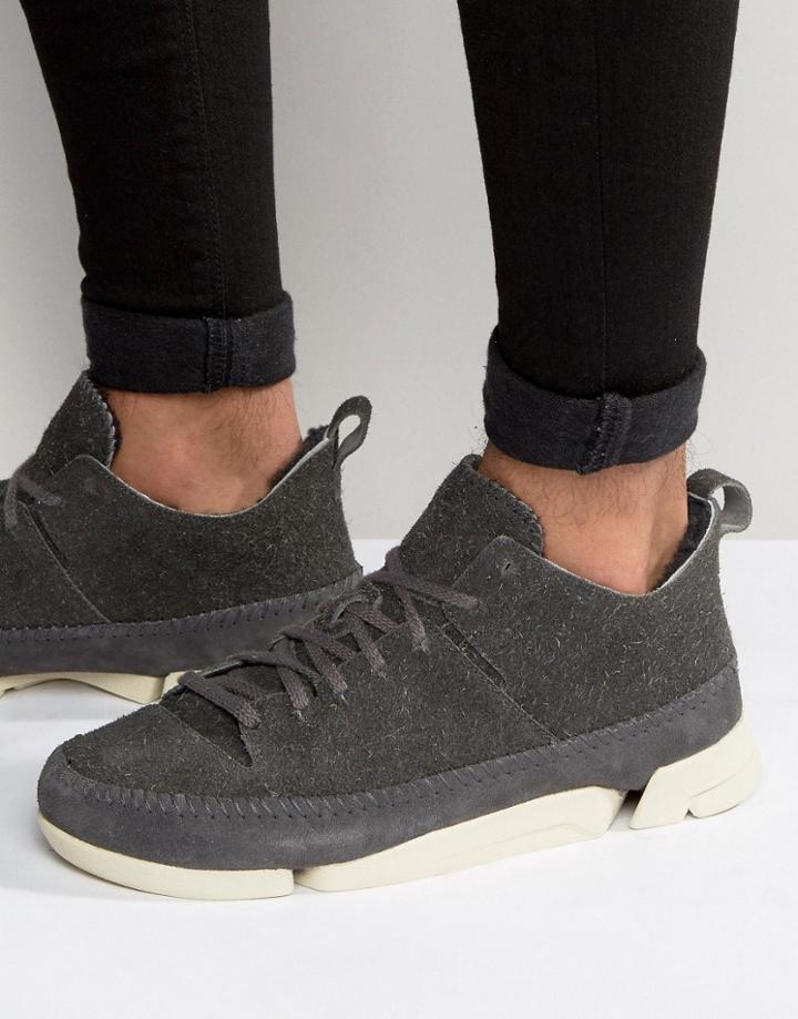 Clarks Originals Wooly Trigenic Sneakers - Gray