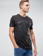Jack & Jones Tech T-shirt With Logo - Black