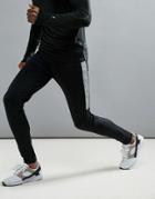 Threadbare Active Running Track Pants - Black