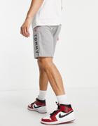 Tommy Hilfiger Lounge Shorts With Side Print In Gray