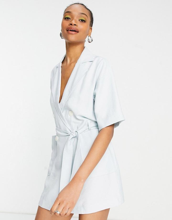 Native Youth Wrap Front Dress-black