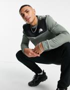 The North Face Mountain Athletic Sweatshirt In Black-green