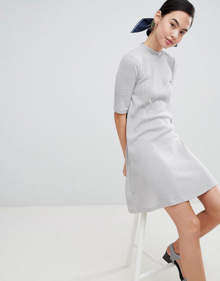 Only Veronica Swing Dress - Gray