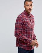 D-struct Red Check Shirt - Red
