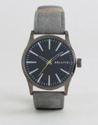 Bellfield Watch With Black Dial And Gray Strap - Black