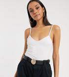 Asos Design Tall Ultimate Cami With V-neck In White