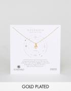 Dogeared Citrine November Birthstone Necklace - Gold