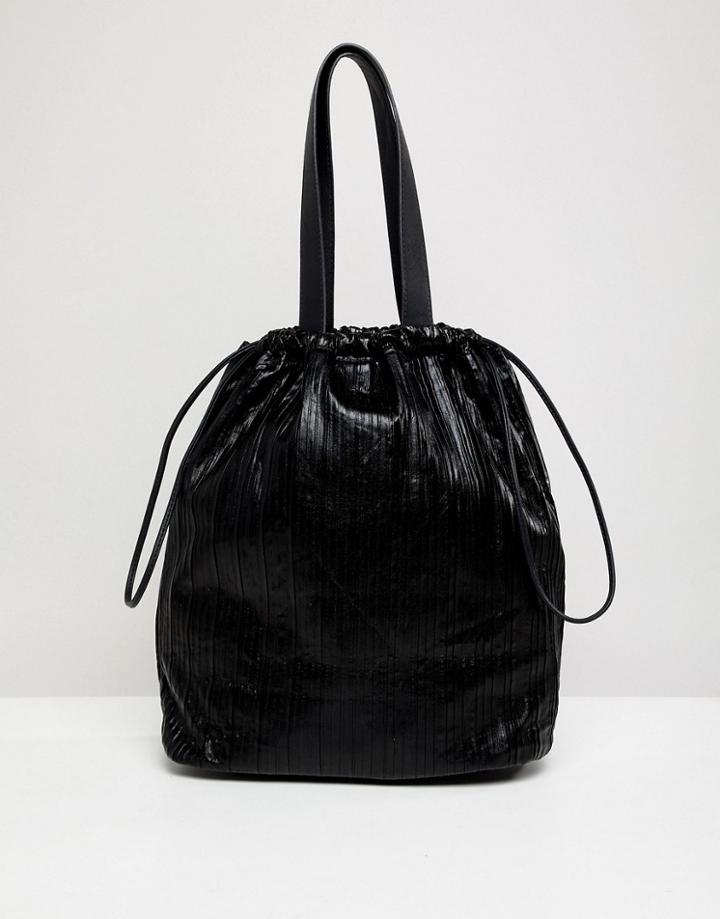 Pieces Drawstring Bag - Black