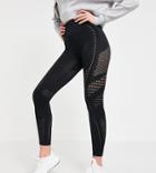 Love & Other Things Tall Gym Seamless Knitted High Waisted Leggings In Black