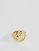 Asos Gold Plated Sovereign Ring - Gold