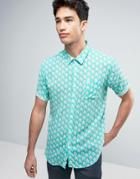 Another Influence Print Shirt - Green