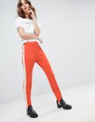 Hugo Stirrup Stretch Pants-orange