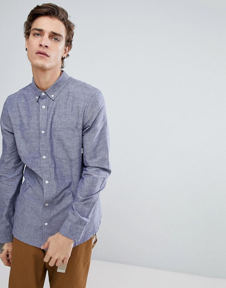 Element Chambray Shirt-blue