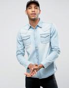 Bellfield Denim Shirt - Navy