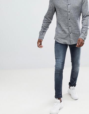 Replay Jondrill Skinny Stretch Jeans Blueblack Overdye - Gray