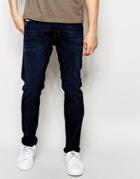 Diesel Jeans Tepphar 848d Skinny Fit Stretch Dark Indigo - Dark Indigo