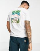 Columbia Hike On T-shirt In White-black