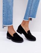 London Rebel Cleat Sole Loafer - Black