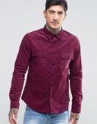 Another Influence Cord Shirt - Red