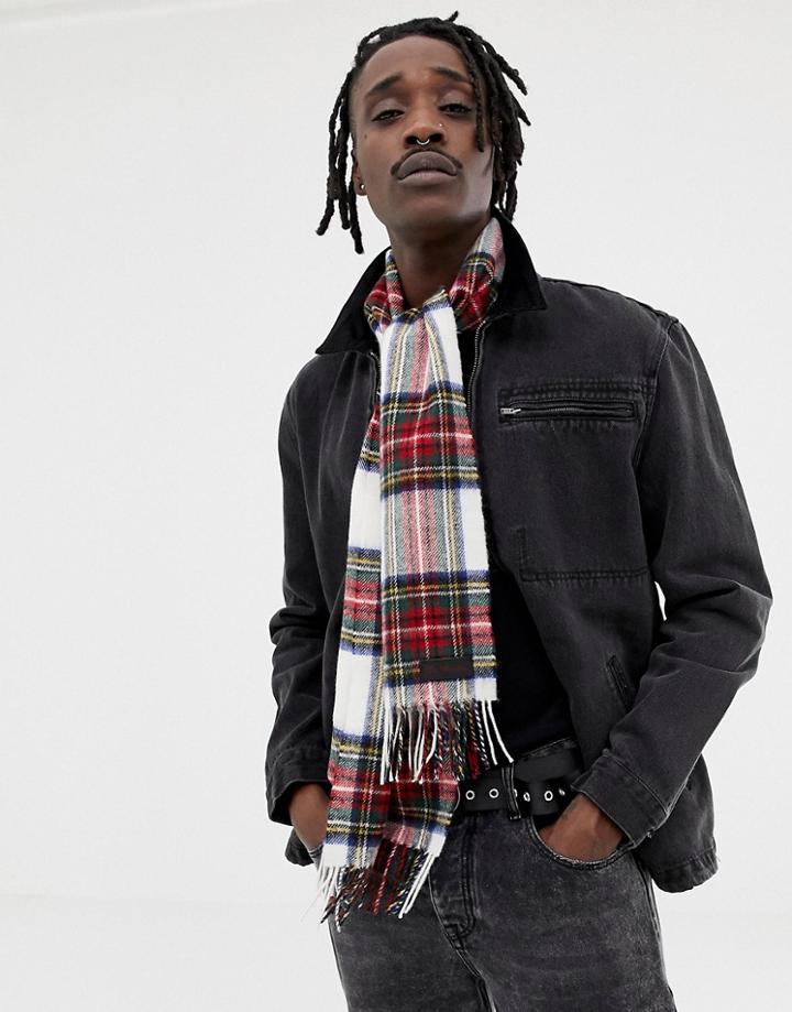 Dr Martens Plaid Check Scarf - Multi