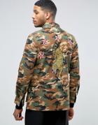 Liquor & Poker Camo Tiger Jacket - Brown