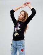 Love Moschino Carousel Knit Sweater - Black