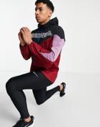 Nike Running Brs Windrunner Jacket In Burgundy-red