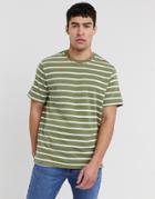 Levi's Workwear Relaxed Striped T-shirt In Green