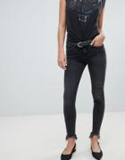 Vero Moda Destroyed Skinny Jeans Leg 32 - Gray