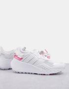 Adidas Originals Choigo Sneakers In White And Pink