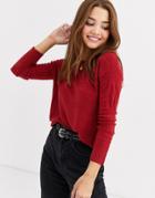 Jdy Knit Sweater In Red