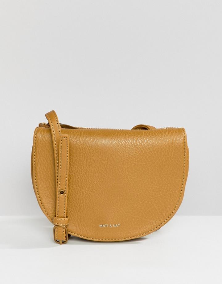 Matt & Nat Opia Oval Crossbody Bag - Tan